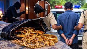 ರಥಬೀದಿ ಮನೆಯಲ್ಲಿ ಚಿನ್ನಾಭರಣ ಕಳವು: ಆರೋಪಿ ಬಂಧನ
