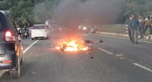 ಬೈಕ್ ಅಪಘಾತ ಬೈಕ್ ಸವಾರ ಮೃ*ತ್ಯು!