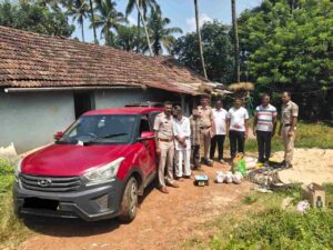 ಶಿರಸಿಯಲ್ಲಿ ಗೋಮಾಂಸ ಸಾಗಾಟ: ಇಬ್ಬರು ವಶಕ್ಕೆ