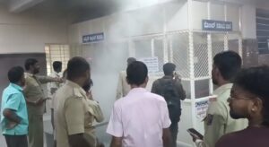 ಬಸ್ ನಿಲ್ದಾಣದಲ್ಲಿ ಅಗ್ನಿ ಅವಘಡದ ಆತಂಕ! ತಪ್ಪಿದ ಅನಾಹುತ 